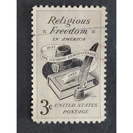 USA 1975 Religious Freedom In America 3c Single Issue - 1pc Used Stamp / Setem