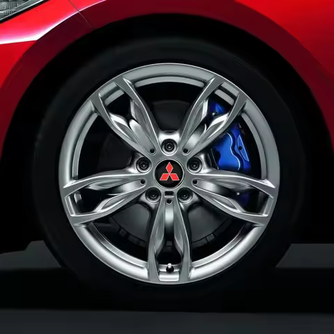 Wheel Center Cap Label Car Wheel Stickers Accessories For Mitsubishi ASX Lancer Pajero Outlander L20
