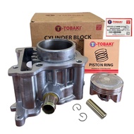 Tobaki Yamaha NOUVO-LC NOUVO LC NOUVOLC Cylinder Block Blok Set Piston Ring Clip Racing Motorcycle P