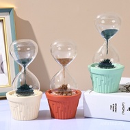 Ornaments Magnet Timer Student Hourglass Aromatherapy Creative Timer Time Glass Hourglass High-End F