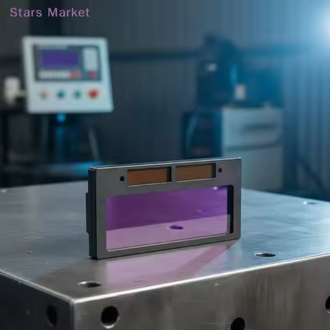 New Solar Powered Auto Darkening Welding Lens With Instant Dimming Clear View For Professional Weldi