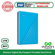 Western Digital WD My Passport 1TB Portable External Hard Drive with FREE Pouch SKY