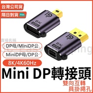 8K/4K DP MiniDP Two-Way Adapter Mini-DP Connectable Drawing Board/Portable Monitor/Gaming Monitor