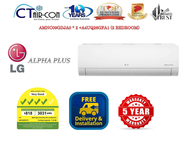 LG ALPHA PLUS System 2 Inverter Aircon [White] - 4 Ticks **UPGRADE MATERIALS PACKAGE**