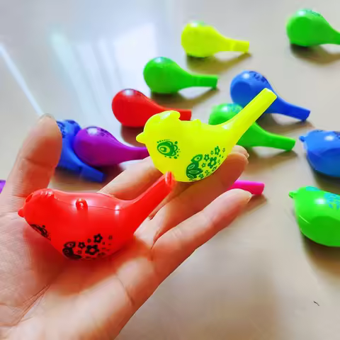10PCS Novelty Funny Water Bird Whistle For Kids Musical Instruments Birthday Party Toys Regalos Cump