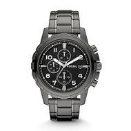 Fossil Men s 45mm Dean Stainless Steel Smoke Chronograph Watch