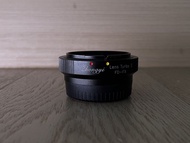 [富士全幅full frame] Zhongyi Lens Turbo II FD-FX 減焦增光 XT5 XE5 XT4 XE4