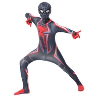 Halloween Costume Halloween Style Clothes cosplayCostume Halloween Hooded Black Spider-Man Tight Jum