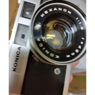 底片 單眼相機 konica f1.6 auto s1.6 稀有 大光圈 含保護鏡 送背帶