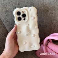 WODECASE Pearl Wavy Case for iphone 11-15 Pro Max
