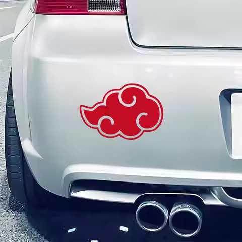 1pc Akatsuki Auspicious Clouds Anime Sticker Waterproof Vinyl Decal Durable Decor for Car Truck Moto