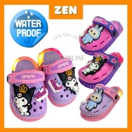 [ZEN] LED Kasut Sarung Getah Kanak-Kanak I LED Light Baby Kids Slipper Size 18-29 I Kids Home Slippe