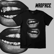 MADFACE- Double Grillz Men's T-Shirt Print Kpop Print T-Shirt Band T-Shirt Men's T-Shirt Print Kpop 
