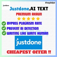 [ONLINE]𝐉𝐮𝐬𝐭𝐝𝐨𝐧𝐞 Ai AKAUN PREMIUM | Unlimtied Humanize Ai | Bypass Ai Tool v3