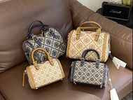 2️⃣星期到貨✈️ Tory Burch 復古枕頭波士頓圓筒包