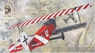 Roden RE48420 1/48 WWI German Air Force Focker D.7 Fighter Airplane OAW Factory Early Model Plastic 