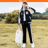 Kids Blouse Set Girls Suit Fashion Sports Baseball Uniform Suits Children'S Clothing Outwear Baju Bu