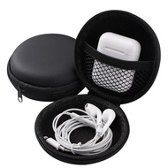 Round EVA headphone Bag Storage Bag Data Cable Packing Box Bluetooth Headphone Bag Mini Zipper Bag for SD TF Cards