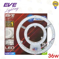 EVE แผงไฟ LED 24W 36W แสงขาว หลอดไฟ LED หลอดไฟนีออนกลม แผงแม่เหล็ก