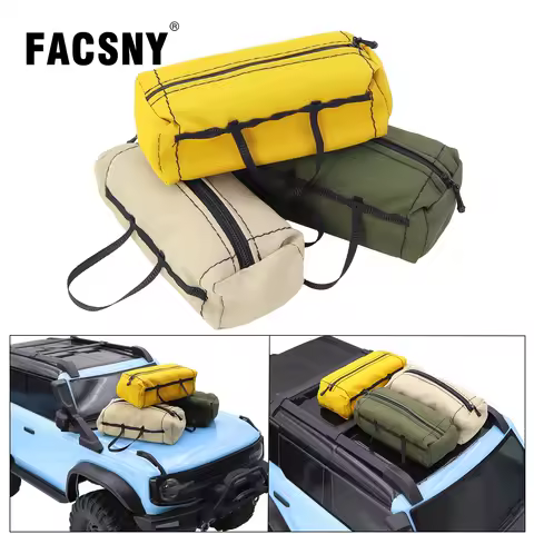 Simulation Miniature Travel Bag Roof Ornament Luggage Decoration For 1/10 RC Crawler Car TRX4 SCX10