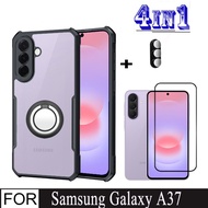 Samsung A37 Shockproof Phone Case for Samsung A57 A36 A56 A26 4G 4in1 Privacy Tempered Glass + Mobil