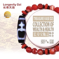 Dzi Kingdom Treasure Vase Dzi Collection of Wealth & Health Bracelet/Necklace 长寿宝瓶天珠 福寿双全 天珠王国手链/项链
