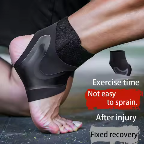 Sports Ankle Brace Adjustable Compression Ankle Support Elastic Ankle Guard Pain Relief Strap Basket