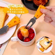 Fruit 5-piece Creative Cute Style Cheese Butter Mash Cutting Bread Knife and Fork Western Dinner Set