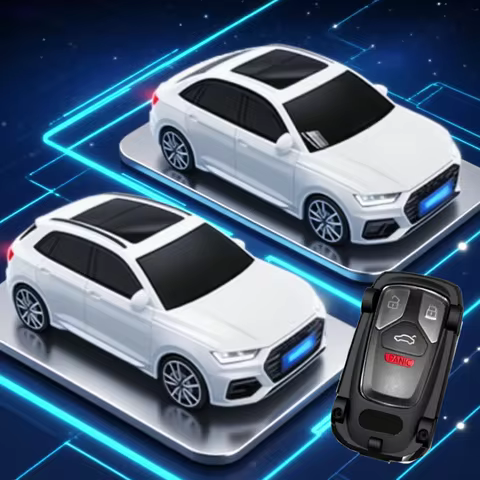 Various Car Models for Audi A4L Q5L A6L Remote Key Case Cover for A4 B9 A5 A6 8S 8W Q5 Q7 4M S5 TT T