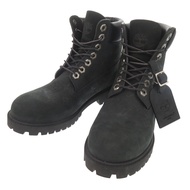 二手LOUIS VUITTON Vuitton x Timberland 6 吋踝靴，7 碼，磨砂皮，黑色，LV 1896。狀況極佳。