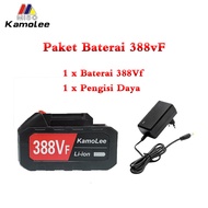 Kamolee 388Vf 3000mAh Baterai Li-ion Bor Baterai Tangan/Makita Alat Bor Isi Ulang/alat-alat Listrik [Mendukung Alat Makita/Kamolee]