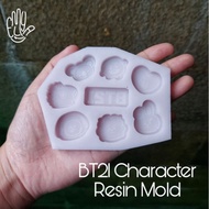 :;: Cetakan Resin BT21 BTS / Resin Mold BT21 Character