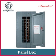 ➷ America Panel Box 2 Pole Plug-In Panel Board 10 12 14 16 18 20 Branches