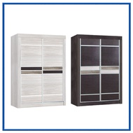 KLANG VALLEY ONLY [FREE INSTALLATION] Wardrobe - Sliding Door 4 Feet Wardrobe / Wardrobe with mirror