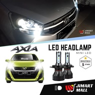 PERODUA AXIA HEADLAMP LED BULB 6000K White Car Head Light Lamp Besar Lampu Depan Mentol Kereta MINI 