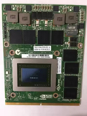 Original Quadro 3000M Q3000M Q4000M graphics card, suitable for Dell Precision M6600 M6700 M6800 HP 