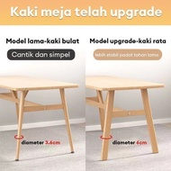 Minimalist wooden dining table solid wood table 140CM Study table laptop table *