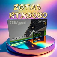 ZOTAC RTX5080 16GB 🔥超新淨只開機測試過一次  🔥7日保養🔥實體店交收 🔥需要其他型號請查詢 🔥歡迎Trade in 各類 電腦 顯卡 詳請PM # gaming displayca