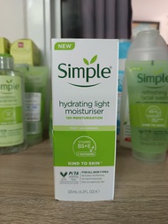 Simple kind to skin hydrating light moisturizer 125ml.ผลิต 03/2023