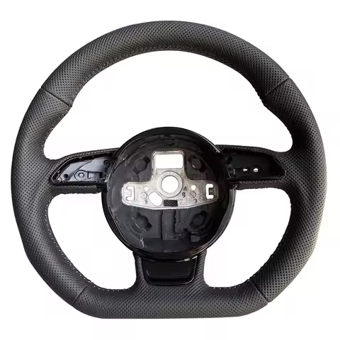 for Audi Q3 Q5 Q7 A3 A4 A5 fully perforated steering wheel flat bottom steering wheel campaign