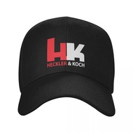 Personalized HK Heckler Firearms Koch Gun Baseball Cap Outdoor Men Women's Adjustable Dad Hat Summer