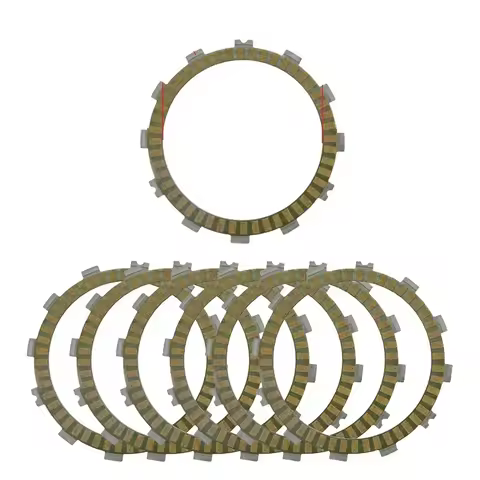 7 PC Motorcycle Friction Clutch Plates For Honda CRF450RX 2017-2020 CRF450X 2019-2023 GB500 1989-199