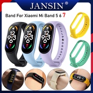 Dây đeo cho Xiaomi Mi Band 8 7 6 5 Vòng đeo tay silicon 13 màu TPU Dây đeo cổ tay thay thế cho xiaom