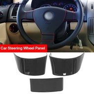 TIMEKEY 1Pc/2Pcs/3Pcs Car Steering Wheel Decoration Cover Trim Sticker Fit for Volkswagen VW Golf 5 MK5 Passat B6 Jetta Tiguan 2007-2011 Accessories L2Q4