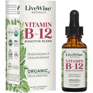 [sgstock] Liquid B12 Vitamin Sublingual – All-Natural Liquid Vitamin Vegan B12 Drops – Non-GMO Adeno