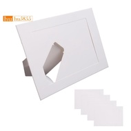 30 Pack Photo Frames Paper Picture Frames Standing White Cardboard Photo Frames for 4 X 6Inch Photos