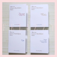 【 MFK 】 Travel Size Perfume Tester 2ml