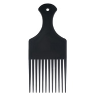 <CHK> Wide Teethb Hair Pick Plasticb for Curly Afro Hair Styling