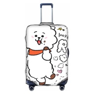 BT21 Travel Luggage Cover Suitcase Protector Fits 18-32 Inch Luggage