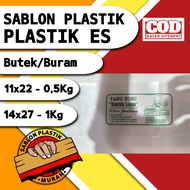 Opaque PE Plastic Screen Printing Ice Plastic, Heat Resistant Plastic, Crystal Ice 11x22 0.5 kg 14x2